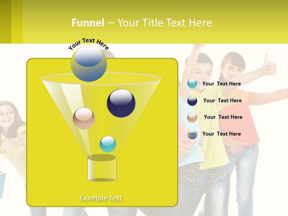Group Of Children PowerPoint Template