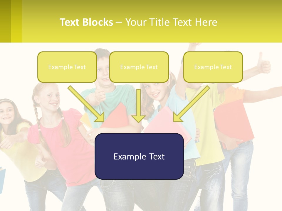 Group Of Children PowerPoint Template