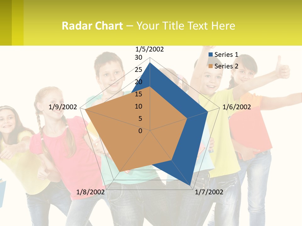 Group Of Children PowerPoint Template