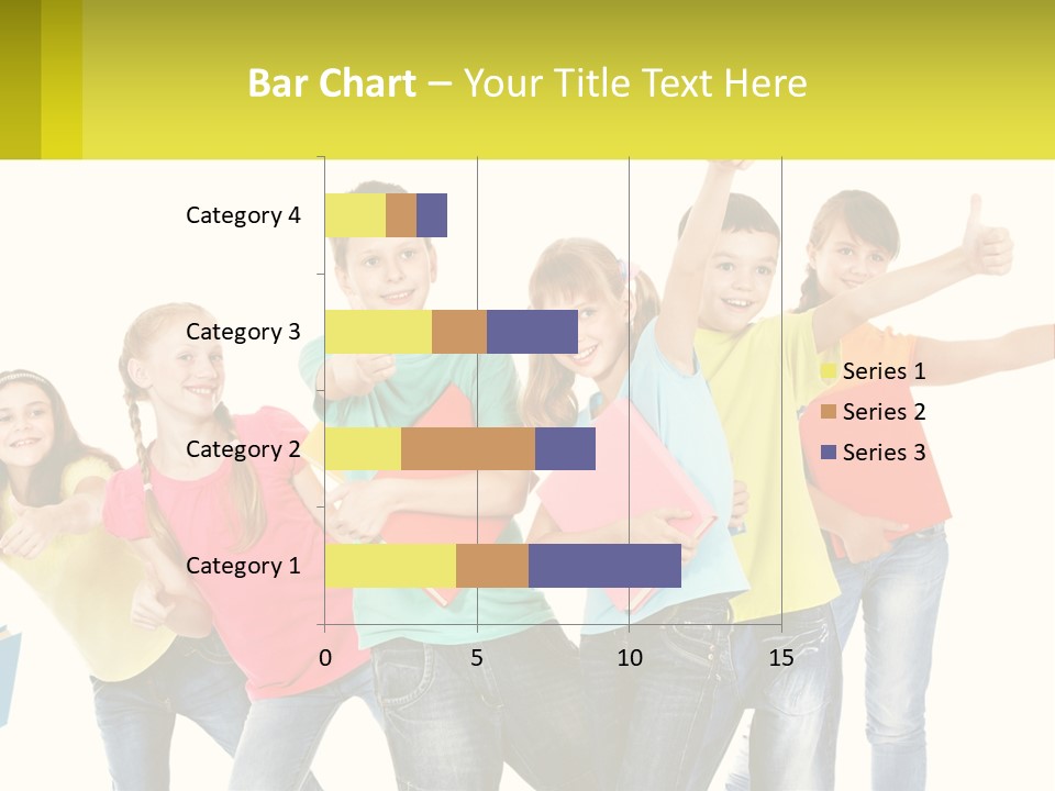 Group Of Children PowerPoint Template