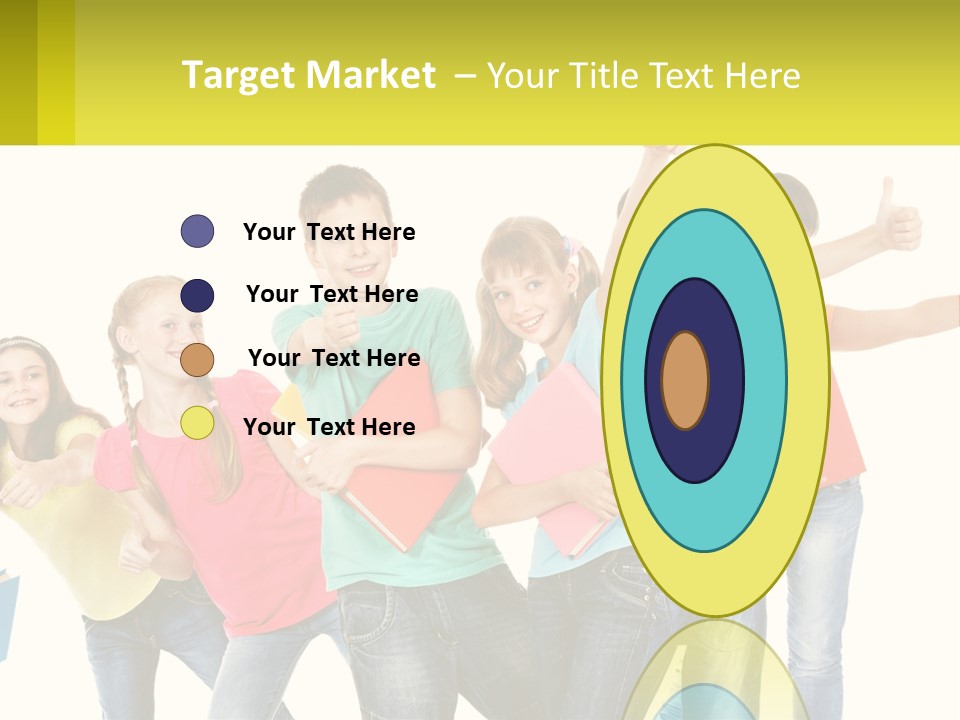 Group Of Children PowerPoint Template