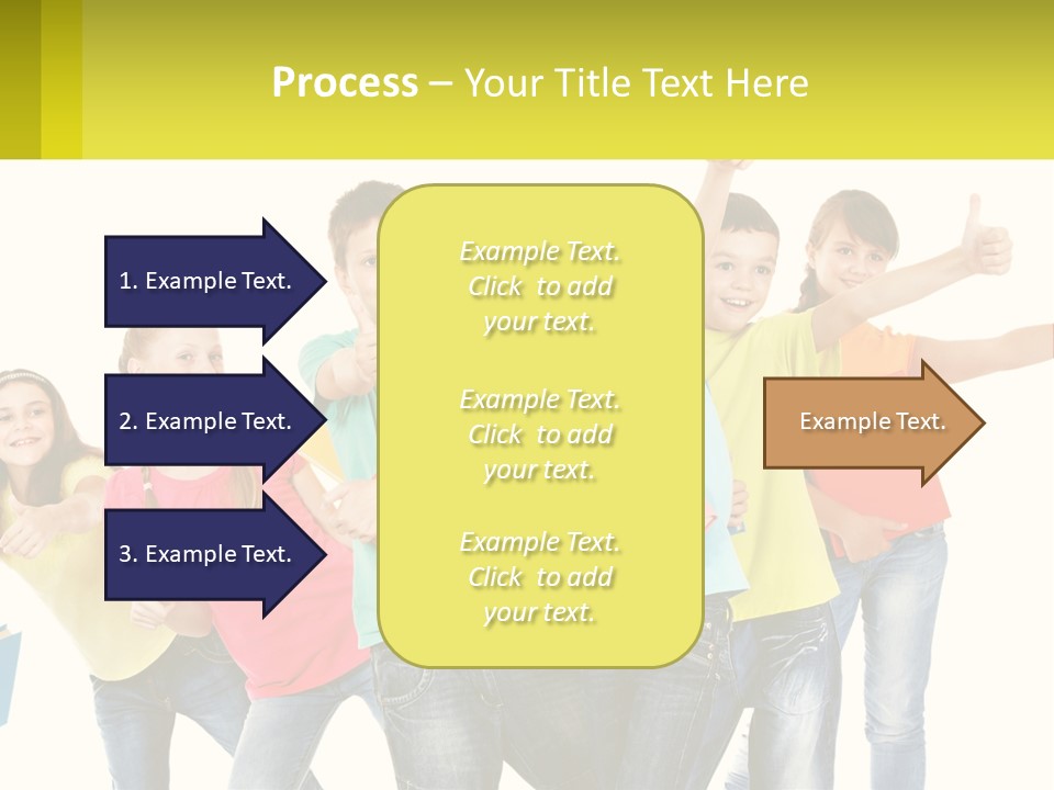 Group Of Children PowerPoint Template