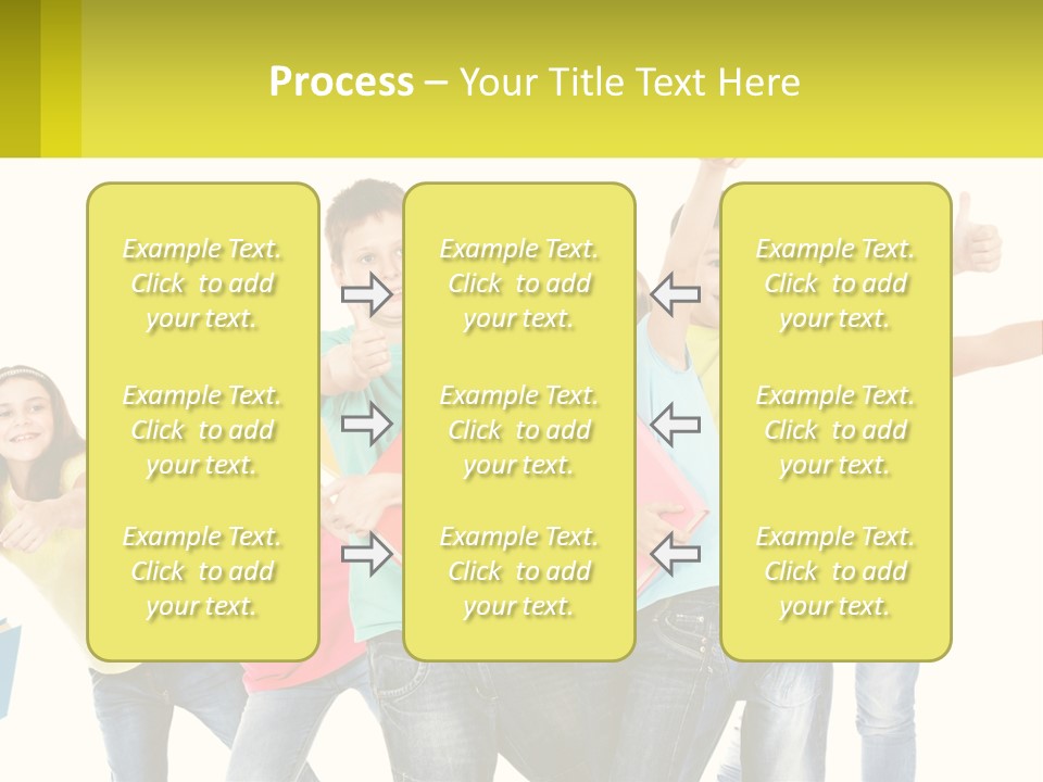 Group Of Children PowerPoint Template
