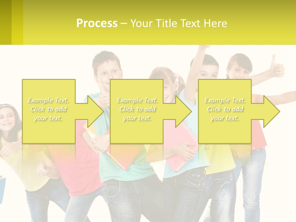 Group Of Children PowerPoint Template