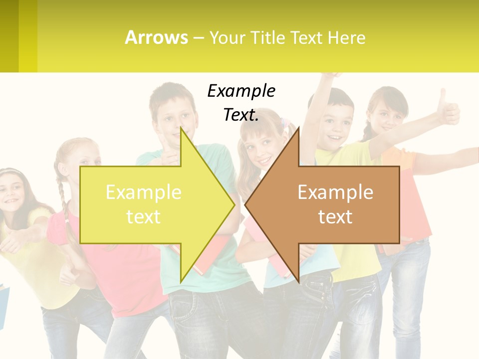 Group Of Children PowerPoint Template