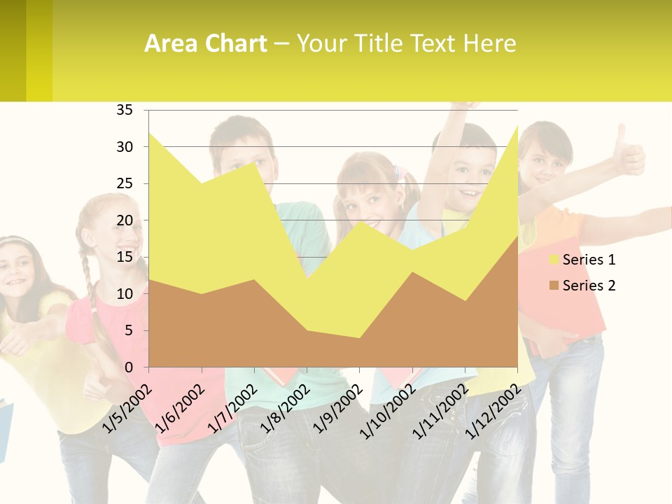 Group Of Children PowerPoint Template
