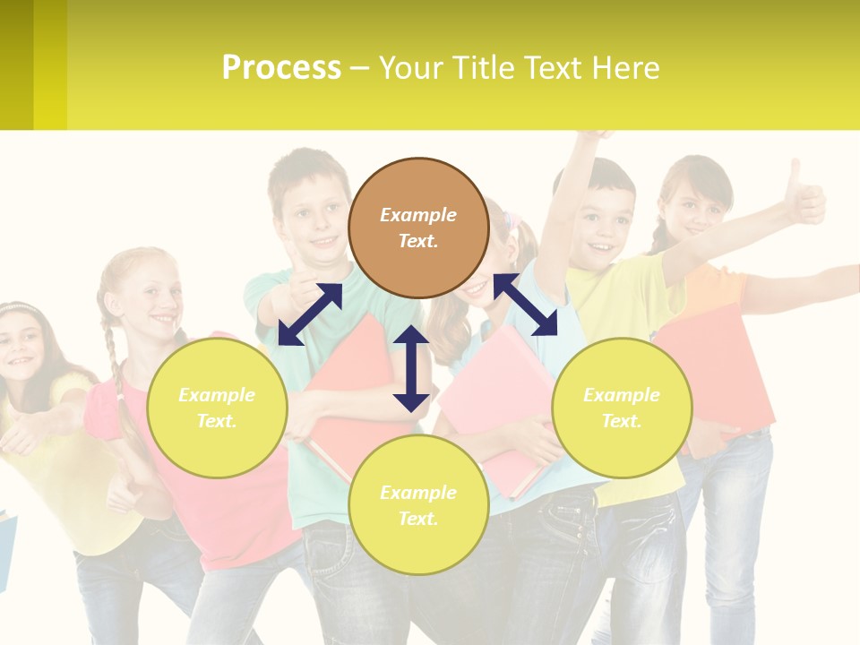 Group Of Children PowerPoint Template