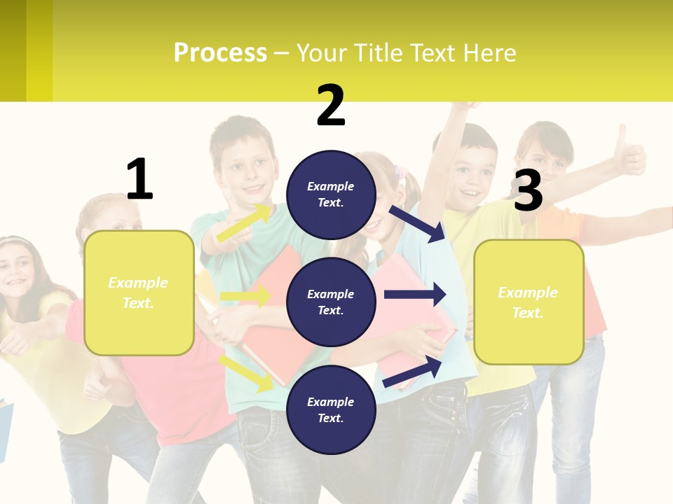 Group Of Children PowerPoint Template
