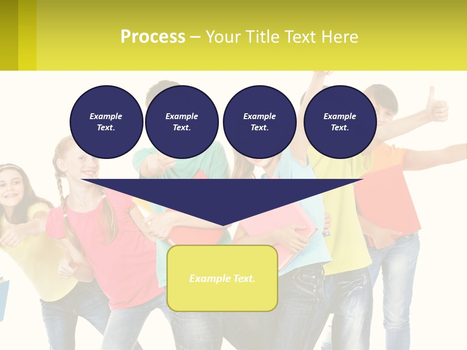 Group Of Children PowerPoint Template