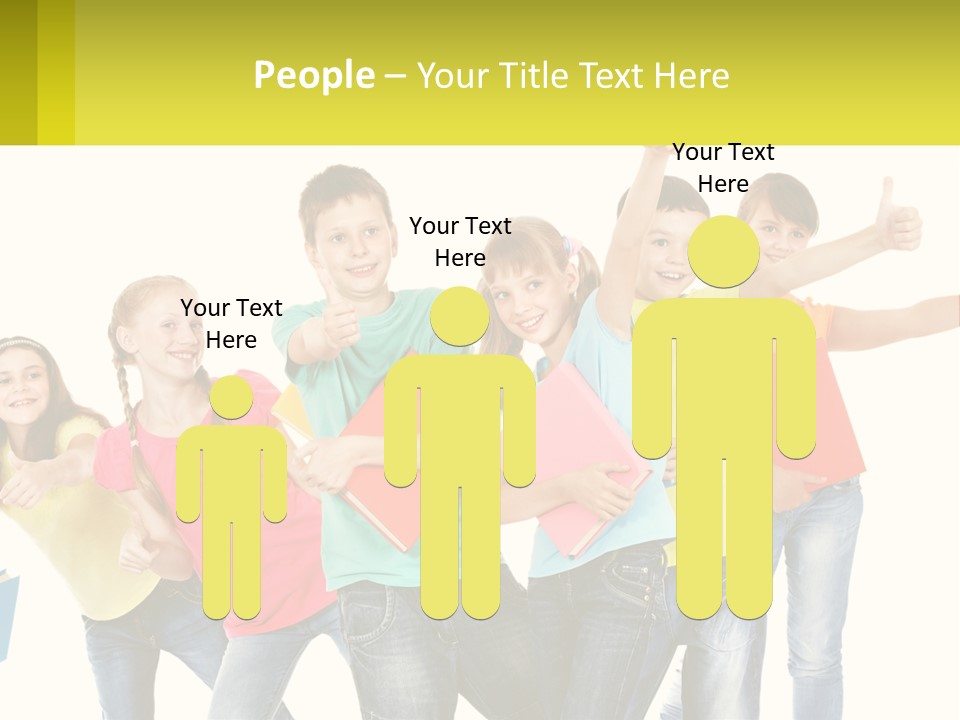 Group Of Children PowerPoint Template