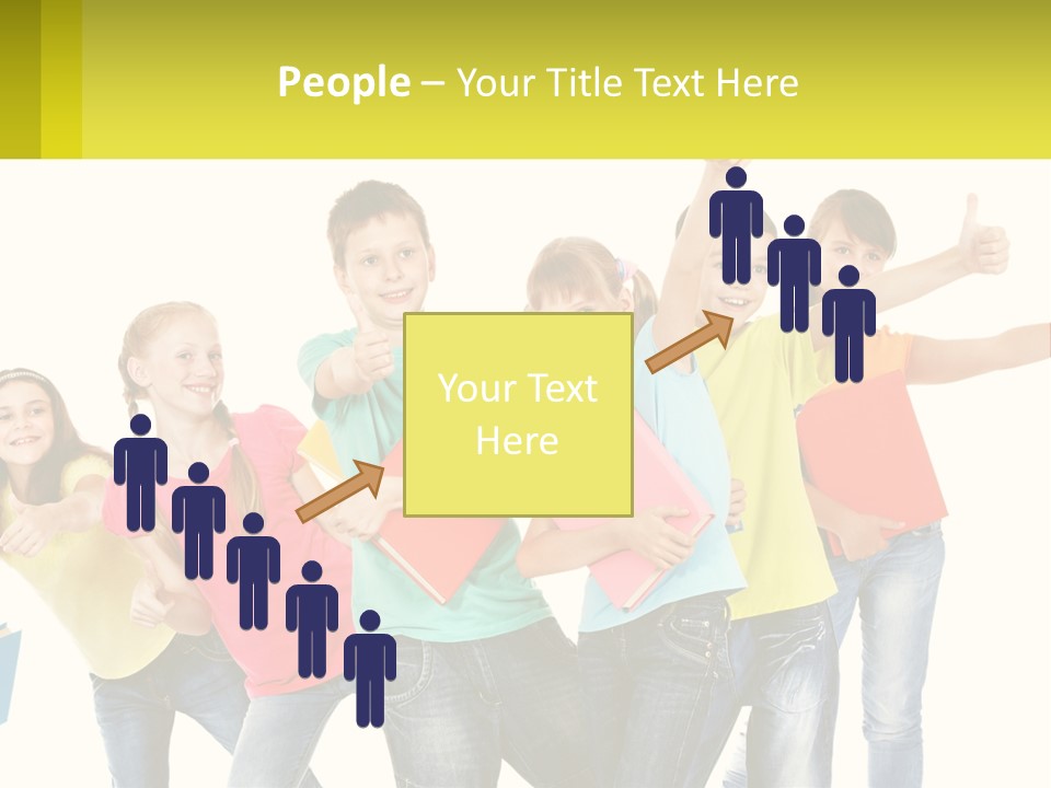 Group Of Children PowerPoint Template