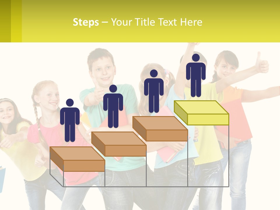 Group Of Children PowerPoint Template