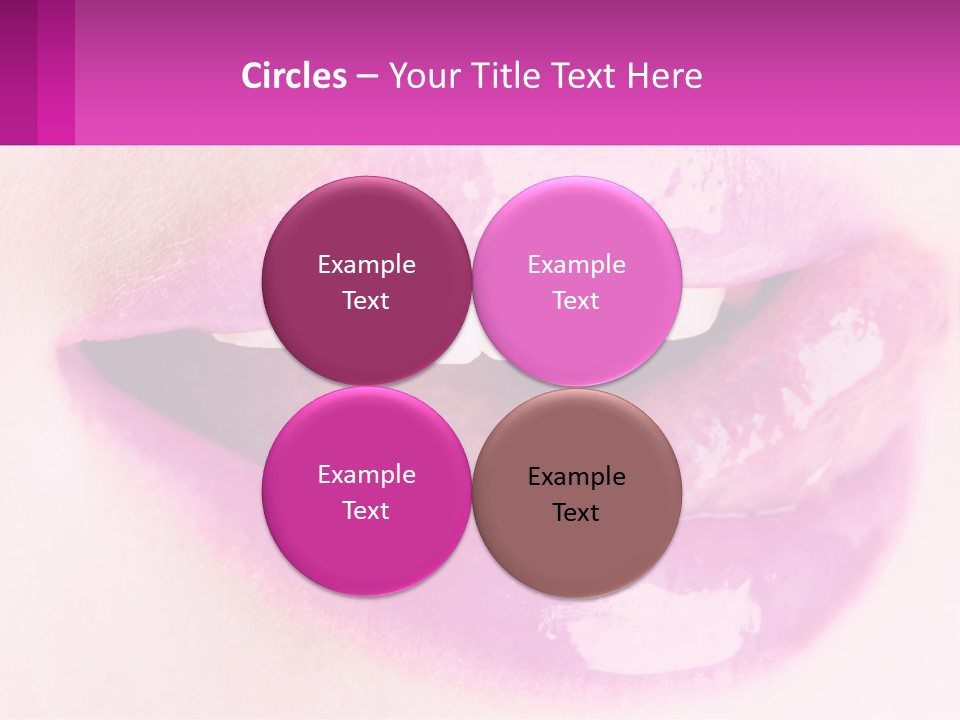 Pink Lips PowerPoint Template