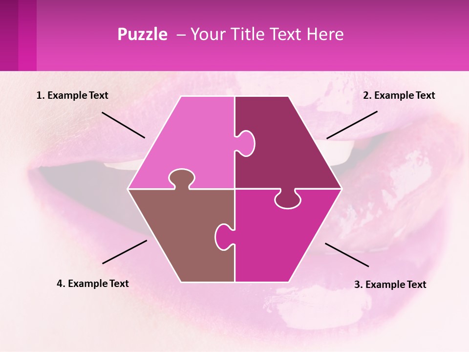 Pink Lips PowerPoint Template