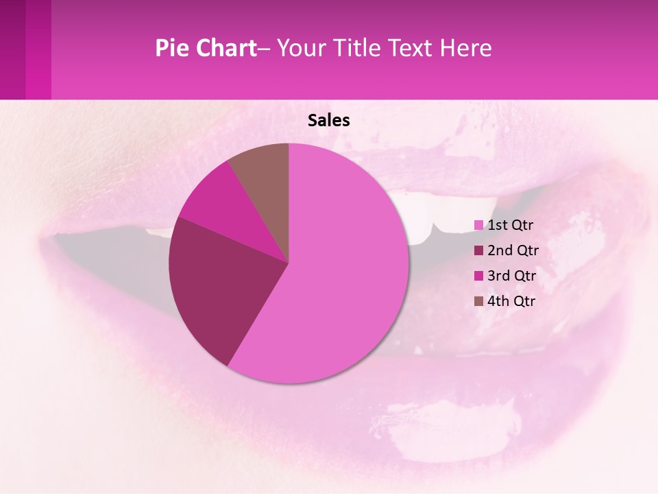 Pink Lips PowerPoint Template
