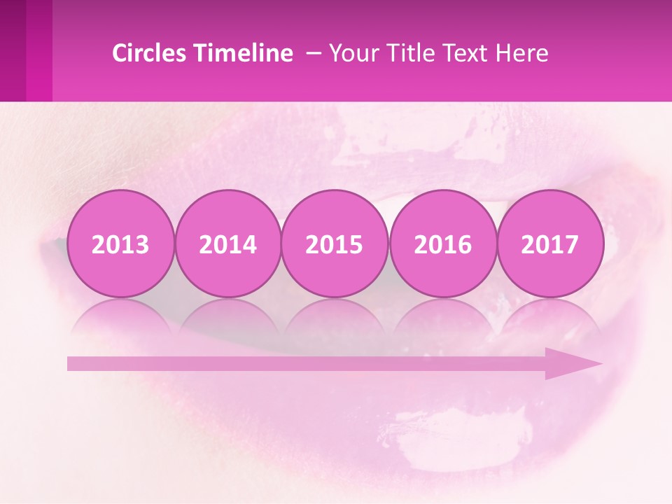 Pink Lips PowerPoint Template