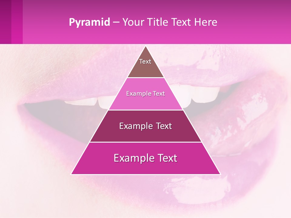 Pink Lips PowerPoint Template
