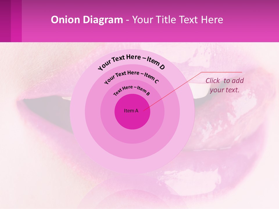 Pink Lips PowerPoint Template