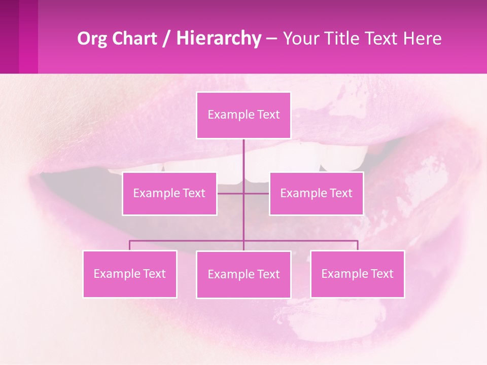 Pink Lips PowerPoint Template