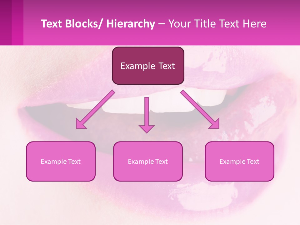 Pink Lips PowerPoint Template