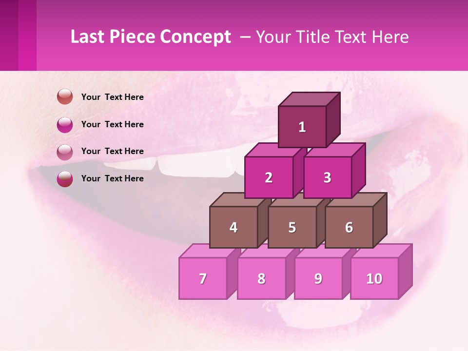 Pink Lips PowerPoint Template