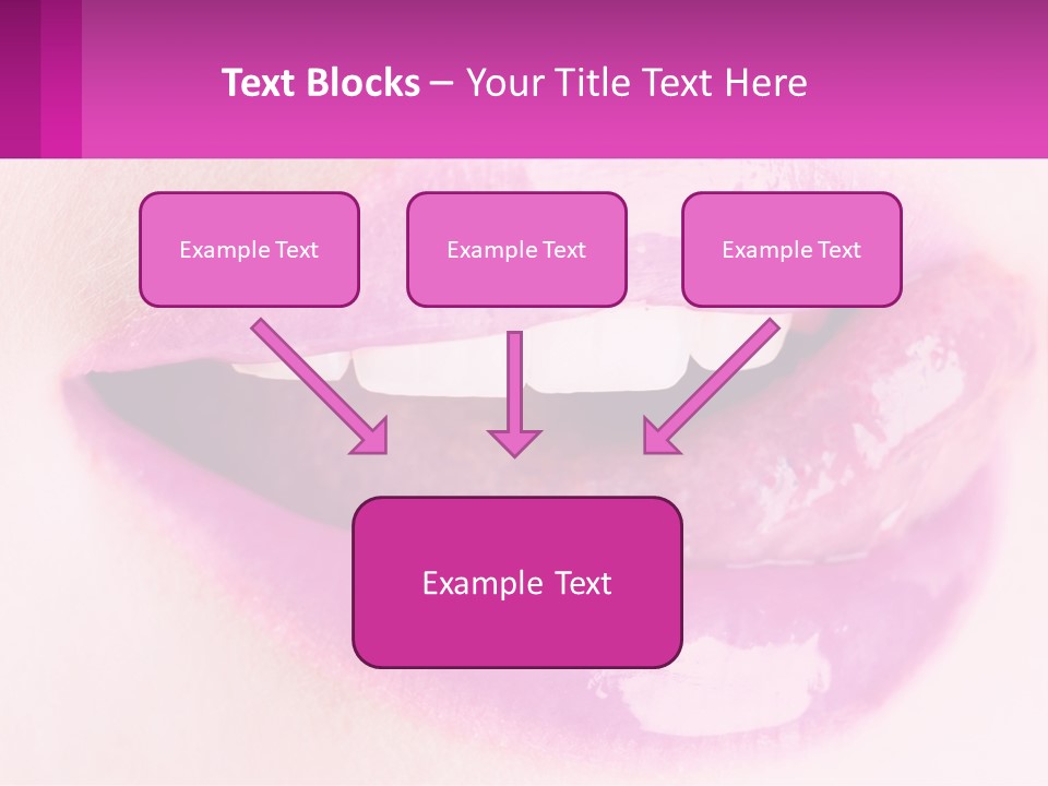Pink Lips PowerPoint Template