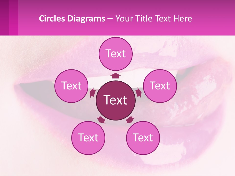 Pink Lips PowerPoint Template