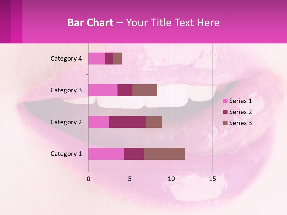 Pink Lips PowerPoint Template