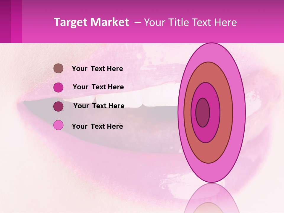Pink Lips PowerPoint Template