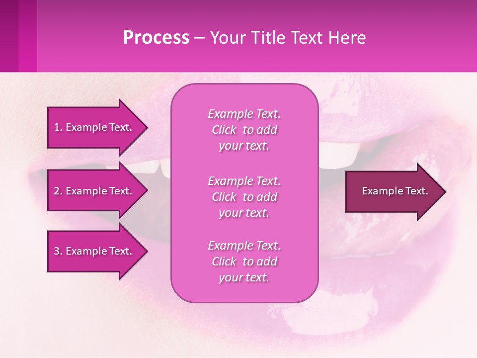 Pink Lips PowerPoint Template