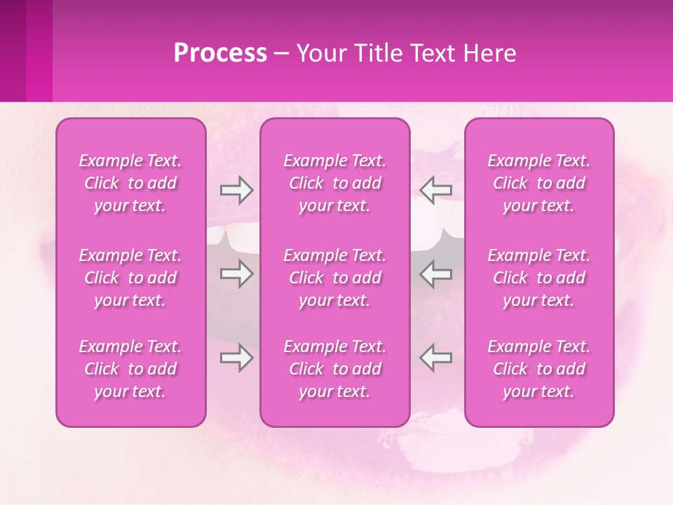 Pink Lips PowerPoint Template