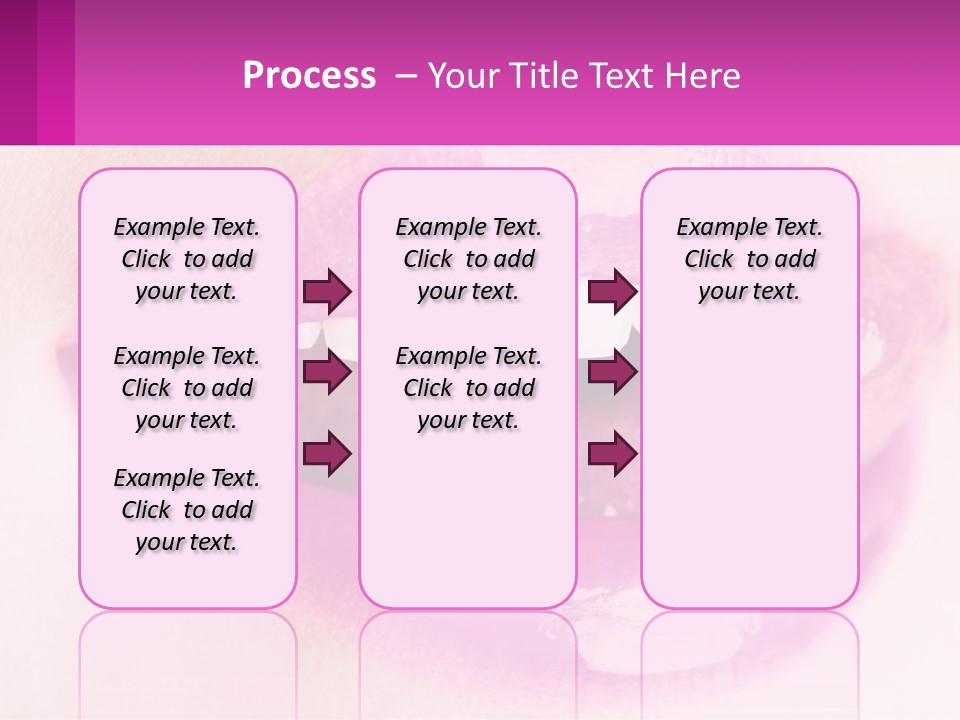Pink Lips PowerPoint Template