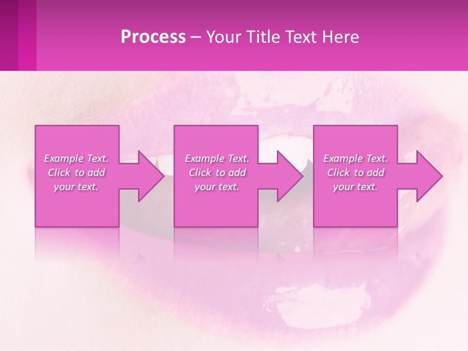 Pink Lips PowerPoint Template