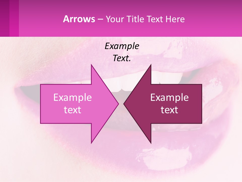 Pink Lips PowerPoint Template