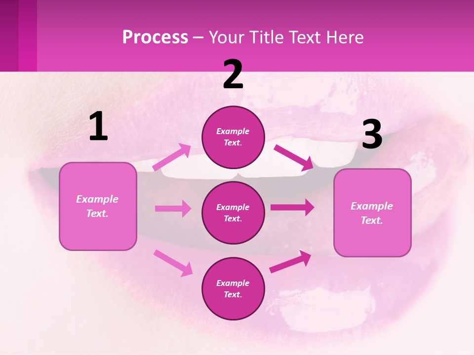 Pink Lips PowerPoint Template