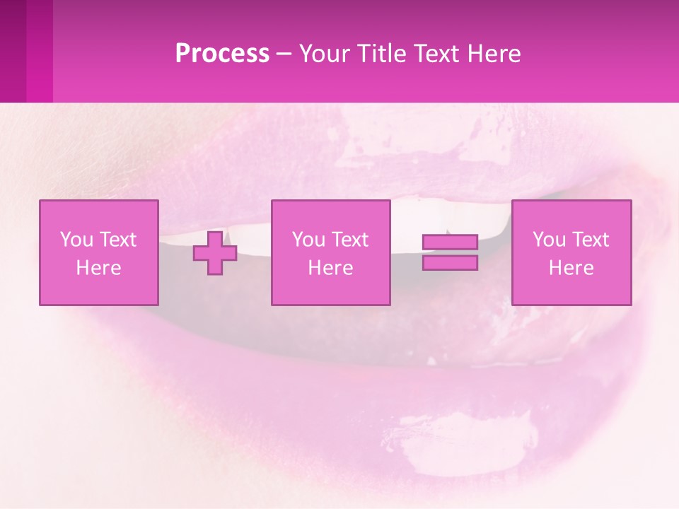 Pink Lips PowerPoint Template