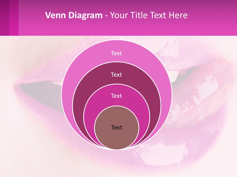 Pink Lips PowerPoint Template