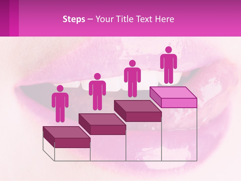 Pink Lips PowerPoint Template