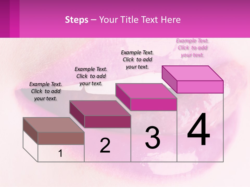 Pink Lips PowerPoint Template