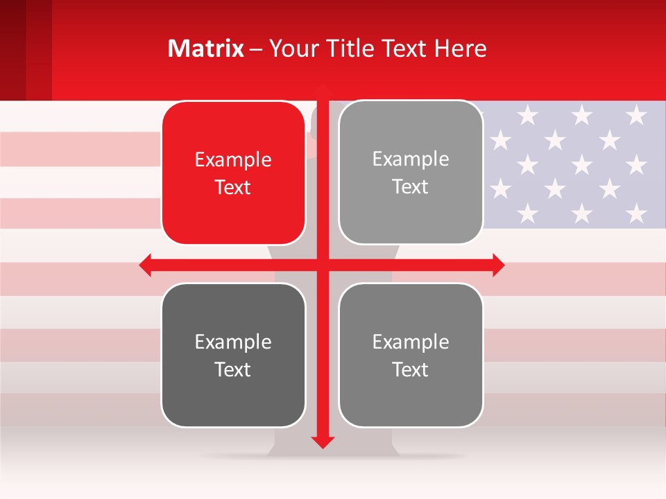 Speech Against The Background Of The Usa Flag PowerPoint Template