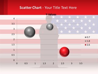 Speech Against The Background Of The Usa Flag PowerPoint Template