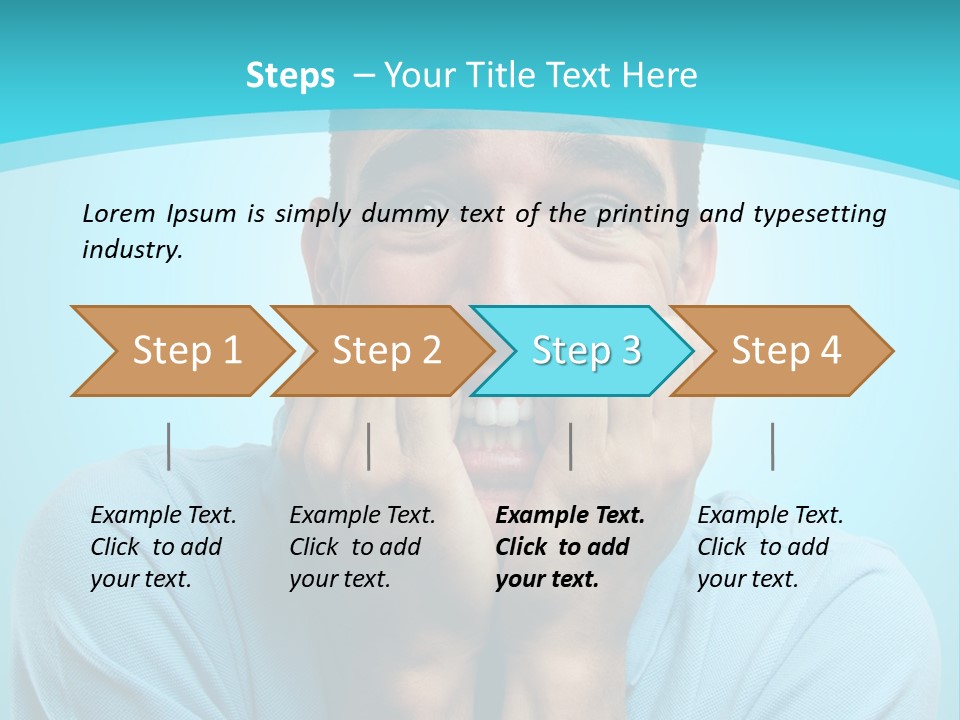 The Guy Is Scared PowerPoint Template