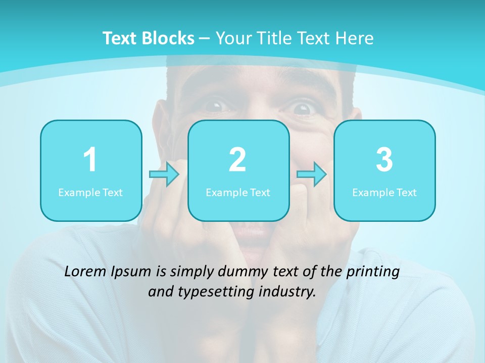 The Guy Is Scared PowerPoint Template