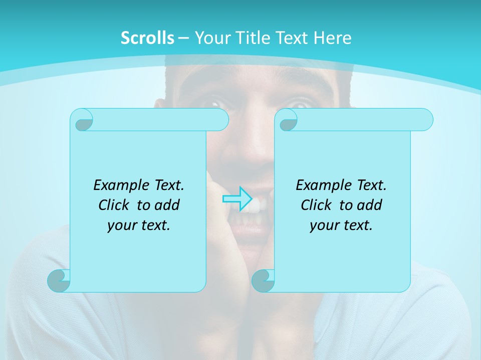 The Guy Is Scared PowerPoint Template