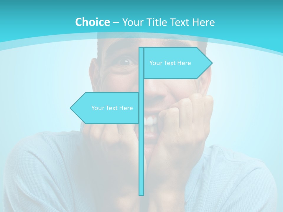 The Guy Is Scared PowerPoint Template