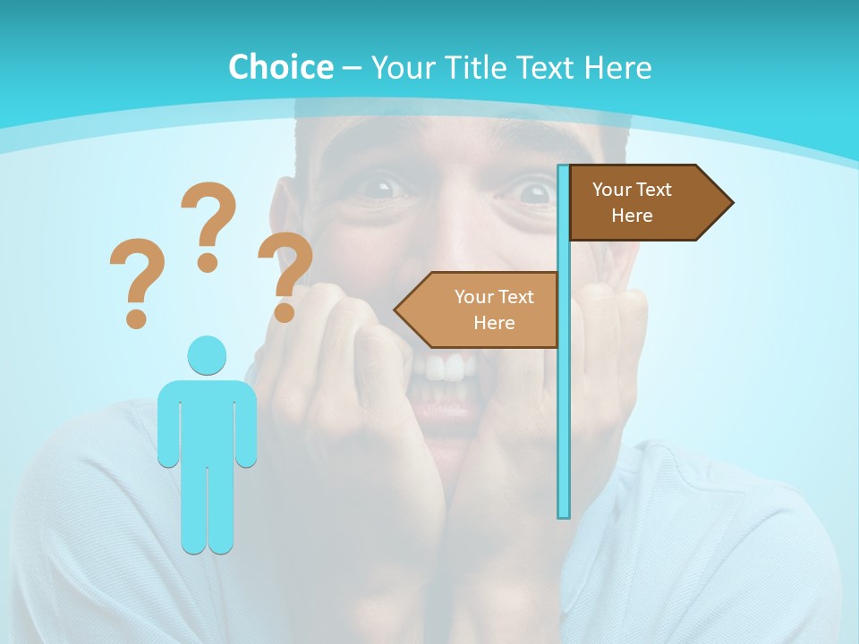 The Guy Is Scared PowerPoint Template