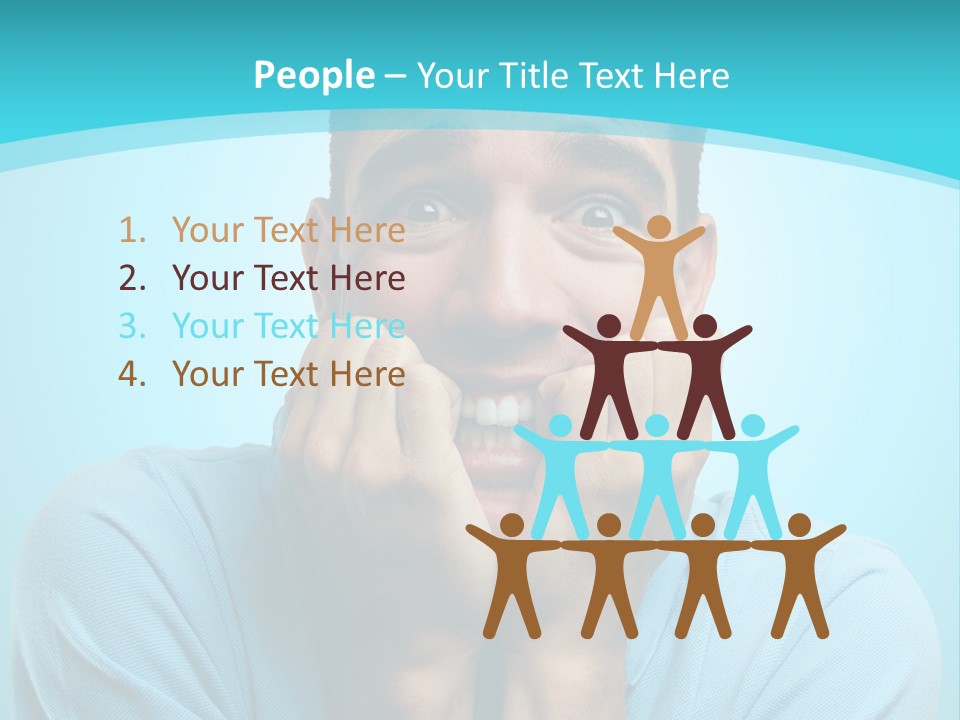 The Guy Is Scared PowerPoint Template