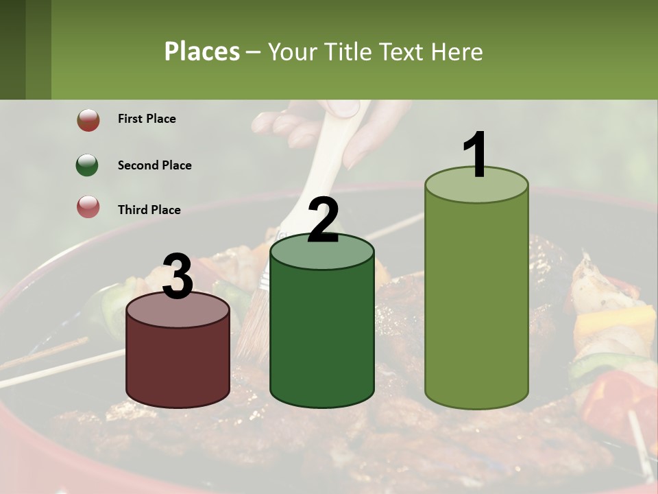 Cooking Barbecue Meat PowerPoint Template