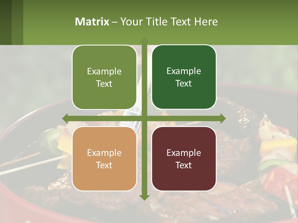 Cooking Barbecue Meat PowerPoint Template