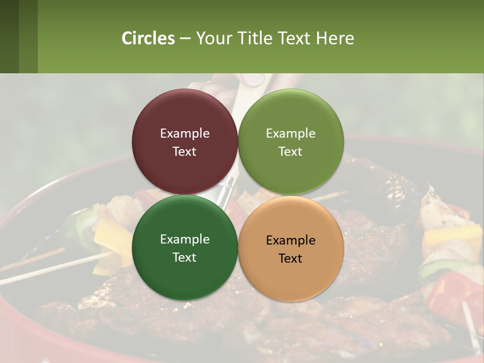 Cooking Barbecue Meat PowerPoint Template